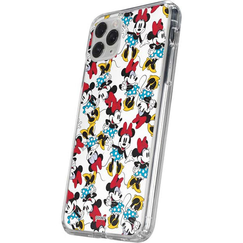 Disney Minnie Mouse Rockin Minnie Pattern iPhone 11 Pro Clear Case