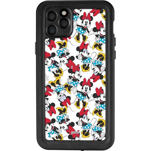 Disney Minnie Mouse Rockin Minnie Pattern iPhone 11 Pro Max Waterproof Case