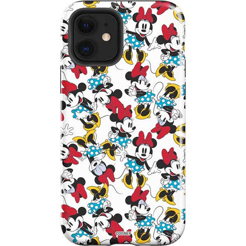Disney Minnie Mouse Rockin Minnie Pattern iPhone 12 Impact Case