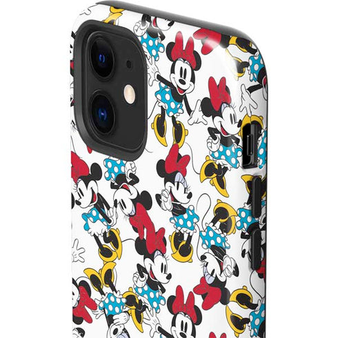 Disney Minnie Mouse Rockin Minnie Pattern iPhone 12 Impact Case