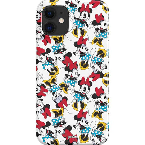 Disney Minnie Mouse Rockin Minnie Pattern iPhone 12 Mini Lite Case