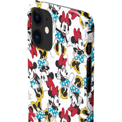 Disney Minnie Mouse Rockin Minnie Pattern iPhone 12 Mini Lite Case