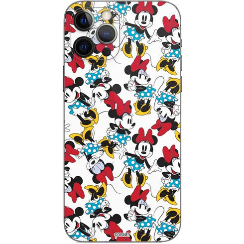 Disney Minnie Mouse Rockin Minnie Pattern iPhone 12 Pro Skin