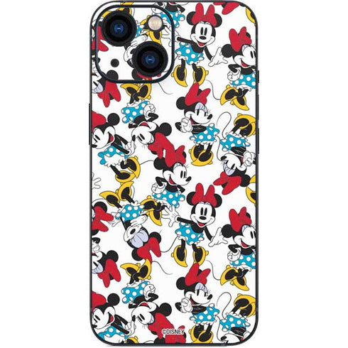 Disney Minnie Mouse Rockin Minnie Pattern iPhone 13 Mini Skin
