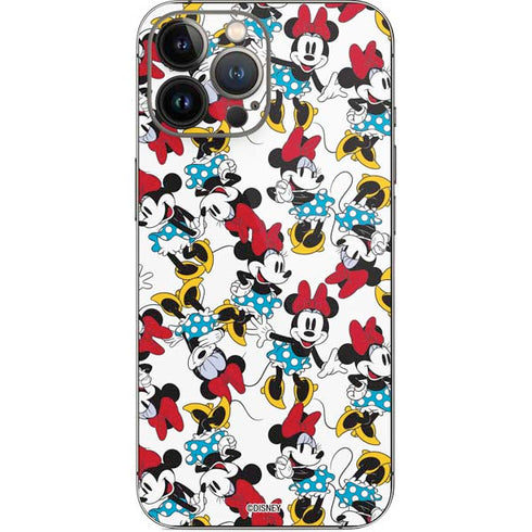 Disney Minnie Mouse Rockin Minnie Pattern iPhone 13 Pro Max Skin