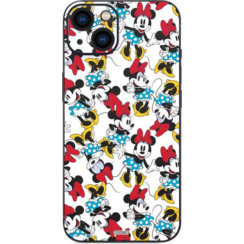 Disney Minnie Mouse Rockin Minnie Pattern iPhone 13 Skin