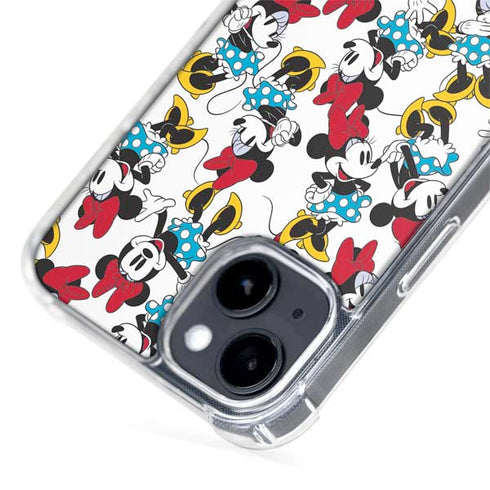 Disney Minnie Mouse Rockin Minnie Pattern iPhone 15 Plus MagSafe Case