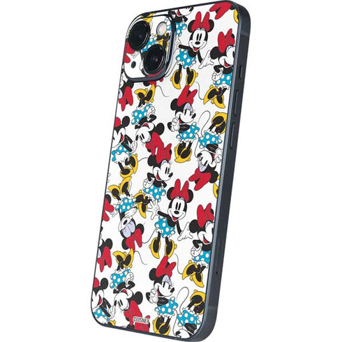 Disney Minnie Mouse Rockin Minnie Pattern iPhone 15 Plus Skin