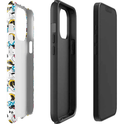 Disney Minnie Mouse Rockin Minnie Pattern iPhone 14 Pro Impact Case