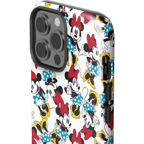 Disney Minnie Mouse Rockin Minnie Pattern iPhone 15 Pro Max Impact Case