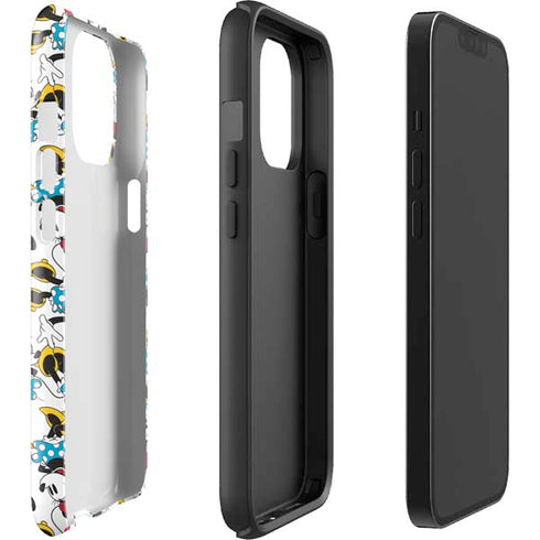 Disney Minnie Mouse Rockin Minnie Pattern iPhone 14 Pro Max Impact Case