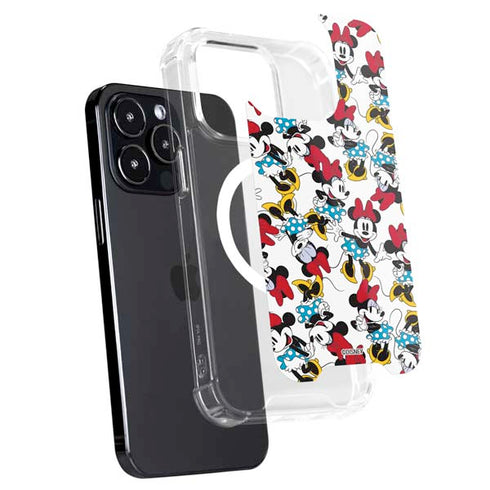 Disney Minnie Mouse Rockin Minnie Pattern iPhone 15 Pro Max MagSafe Case
