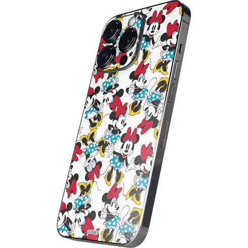 Disney Minnie Mouse Rockin Minnie Pattern iPhone 14 Pro Max Skin