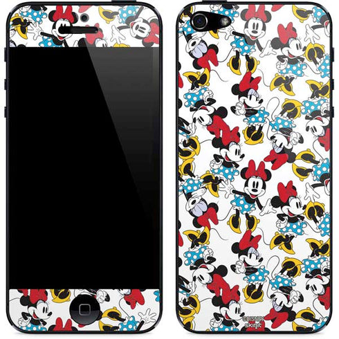 Disney Minnie Mouse Rockin Minnie Pattern iPhone 5/5s/5SE Skin