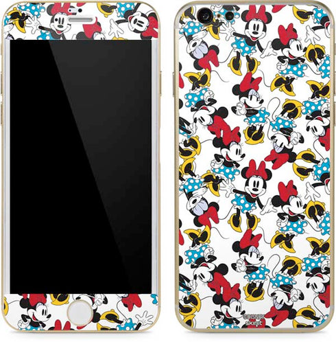 Disney Minnie Mouse Rockin Minnie Pattern iPhone 6/6s Skin