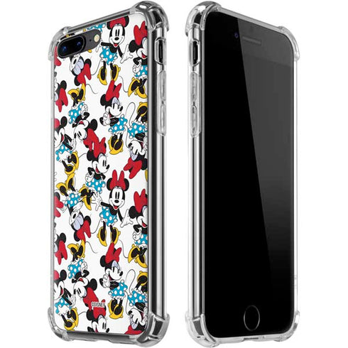 Disney Minnie Mouse Rockin Minnie Pattern iPhone 7/8 Plus Clear Case
