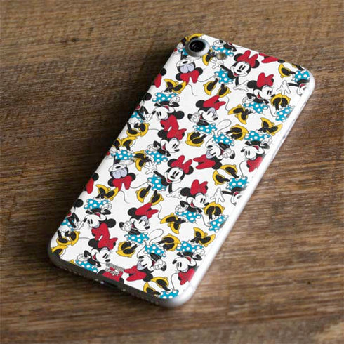 Disney Minnie Mouse Rockin Minnie Pattern iPhone 8 Skin
