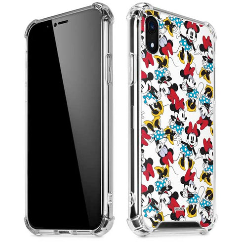 Disney Minnie Mouse Rockin Minnie Pattern iPhone XR Clear Case