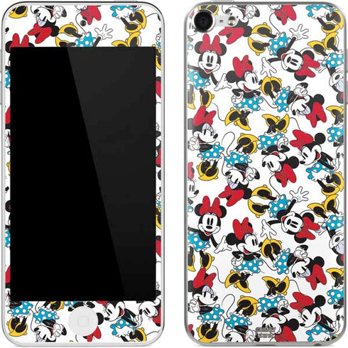 Disney Minnie Mouse Rockin Minnie Pattern Apple iPod Skin