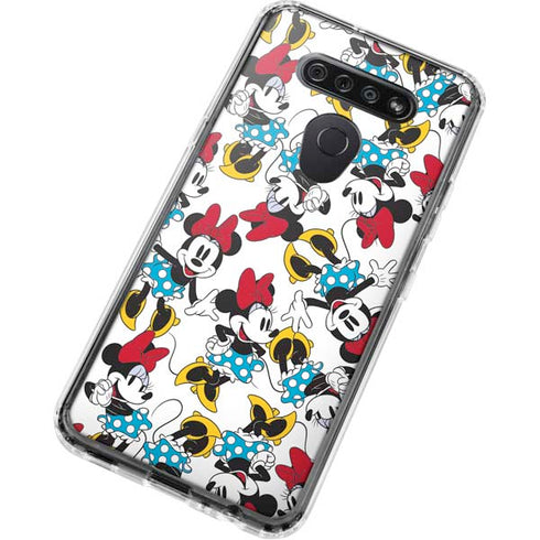Disney Minnie Mouse Rockin Minnie Pattern LG K51/Q51 Clear Case