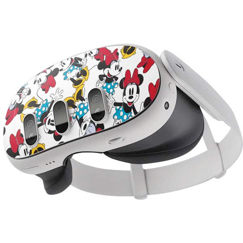 Disney Minnie Mouse Rockin Minnie Pattern Meta Quest 3 Skin