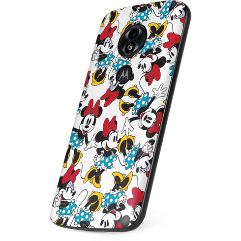 Disney Minnie Mouse Rockin Minnie Pattern Moto E5 Play Skin