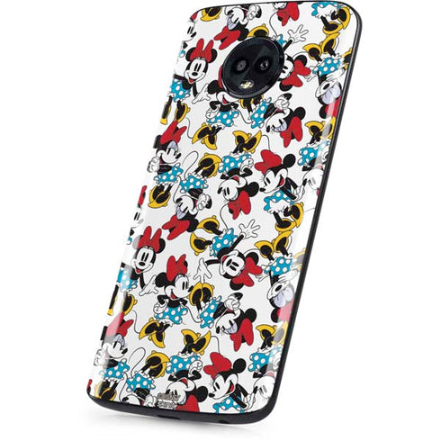 Disney Minnie Mouse Rockin Minnie Pattern Moto G6 Skin