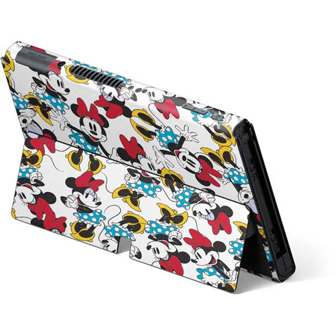 Disney Minnie Mouse Rockin Minnie Pattern Nintendo Switch OLED (2021) Skin