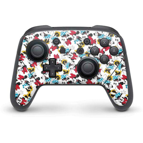 Disney Minnie Mouse Rockin Minnie Pattern Nintendo Switch Pro Controller Skin