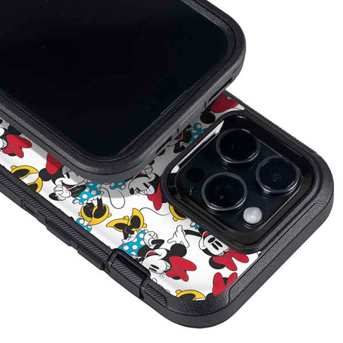 Disney Minnie Mouse Rockin Minnie Pattern Otterbox Defender iPhone Skin