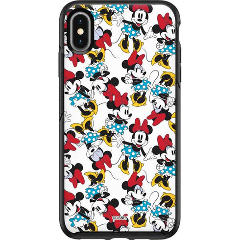 Disney Minnie Mouse Rockin Minnie Pattern Otterbox Symmetry iPhone Skin
