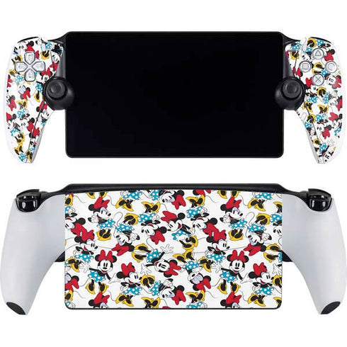 Disney Minnie Mouse Rockin Minnie Pattern PlayStation Portal Remote Player Skin