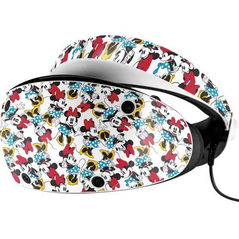 Disney Minnie Mouse Rockin Minnie Pattern PlayStation VR2 Skin