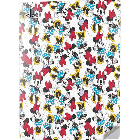 Disney Minnie Mouse Rockin Minnie Pattern PS5 Digital Edition Console Skin