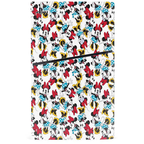 Disney Minnie Mouse Rockin Minnie Pattern PS5 Slim Disk Console Skin