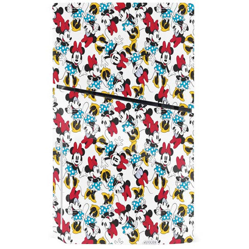 Disney Minnie Mouse Rockin Minnie Pattern PS5 Slim Disk Console Skin