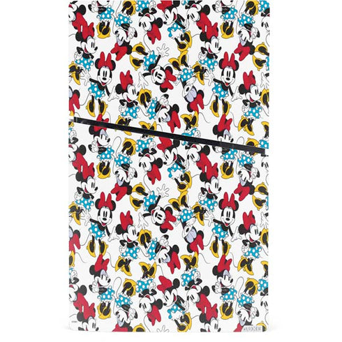 Disney Minnie Mouse Rockin Minnie Pattern PS5 Slim Digital Edition Bundle Skin