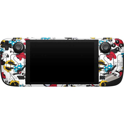 Disney Minnie Mouse Rockin Minnie Pattern Steam Deck Handheld Gaming Computer Skin