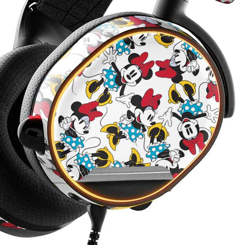 Disney Minnie Mouse Rockin Minnie Pattern SteelSeries Arctis 3 Skin