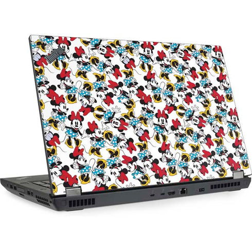 Disney Minnie Mouse Rockin Minnie Pattern Lenovo ThinkPad Skin