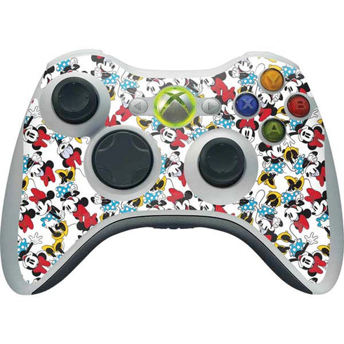 Disney Minnie Mouse Rockin Minnie Pattern Xbox 360 Wireless Controller Skin