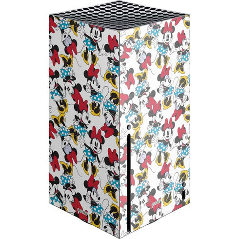 Disney Minnie Mouse Rockin Minnie Pattern Xbox Series X Console Skin