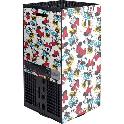 Disney Minnie Mouse Rockin Minnie Pattern Xbox Series X Console Skin
