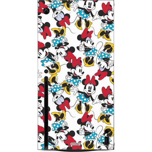 Disney Minnie Mouse Rockin Minnie Pattern Xbox Series X Console Skin