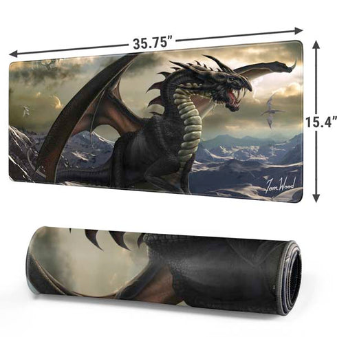 Rogue Dragon by Tom Wood Gaming Mouse Pad