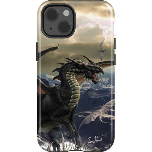 Rogue Dragon by Tom Wood iPhone 15 Impact Case