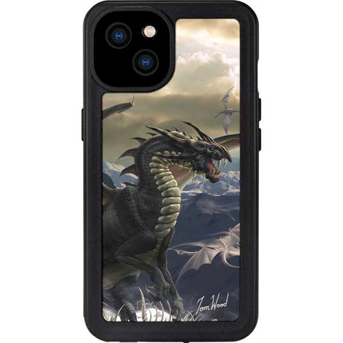Rogue Dragon by Tom Wood iPhone 15 Plus Waterproof Case