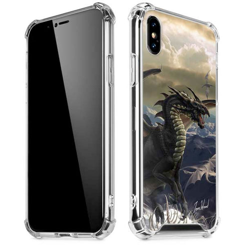 Rogue Dragon by Tom Wood iPhone XS Max Clear Case