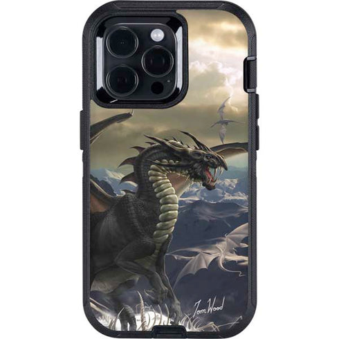 Rogue Dragon by Tom Wood Otterbox Defender iPhone Skin