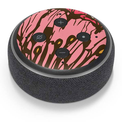 Rose Bud Floral Amazon Echo Dot Skin